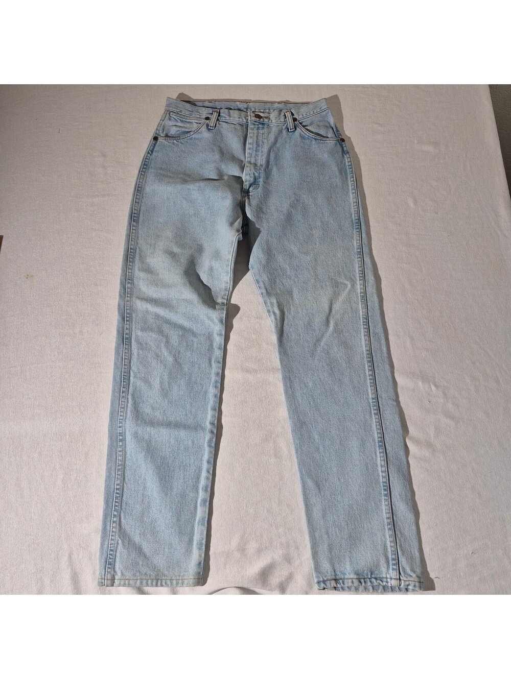 Vintage Wrangler 70s 80s light wash jeans 31x31 31x32